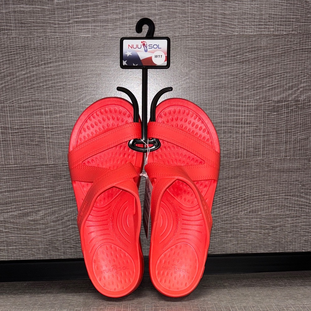 Women's Nuusol Hailey Sandals (Coral Sunrise) - Size 11